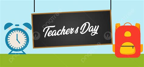 Teachers Day Vector Design Background, Black Board, School Bag ...