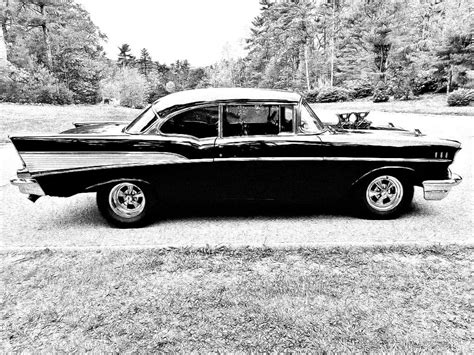 Black 57' chevy by TheHotRodPenciler on DeviantArt