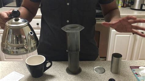 JavaPresse Reusable Mesh Filter for AeroPress Coffee Maker - Unboxing and Demonstration - YouTube