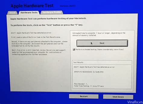 How to Use Apple Hardware Test to Diagnose Mac Problems | Vinafix.com