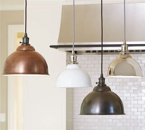 PB Classic Pendant - Metal Bell | Kitchen lighting over table, Kitchen ...