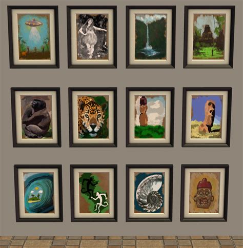 Mod The Sims - Maxis Match Paintings and Posters