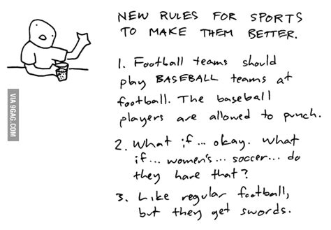 New rules for sports to make them better - 9GAG