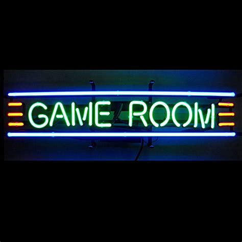 Game Room Neon Sign - Elite Home Gamerooms | Game Room Art