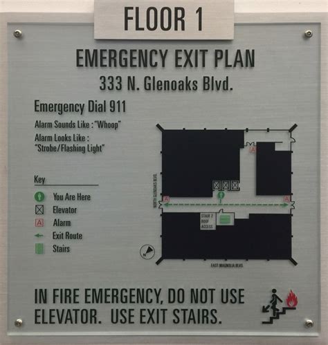 Proofing Evacuation Plan Designs – Sign Specialists