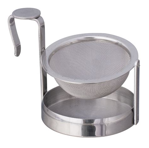 Stainless Steel Rotating Tea Strainer With Drip Holder Singapore ...