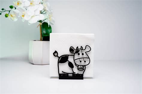 Cow Napkin Holder 3D Printed | Etsy