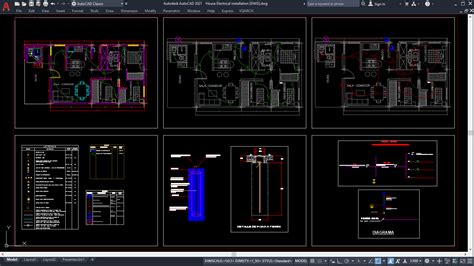 House Electrical Installation [DWG]