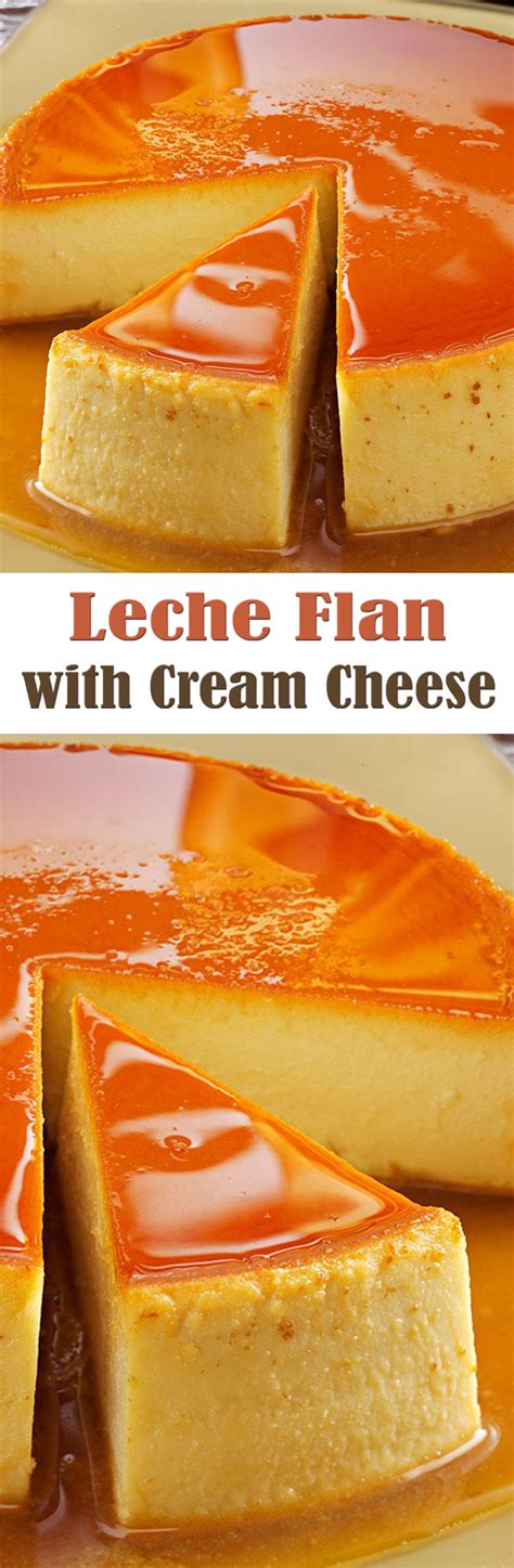 Leche Flan with Cream Cheese