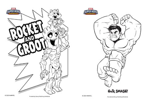 Coloring Fun With Marvel Super Hero Adventures - MickeyBlog.com