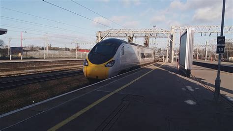 Class 390 Avanti West Coast Service Departing Crewe - YouTube