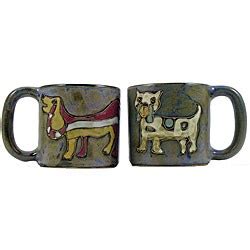 Shop Handmade Set of 2 Mara Stoneware 16-oz Dogs Mugs (Mexico) - Free Shipping Today - Overstock ...