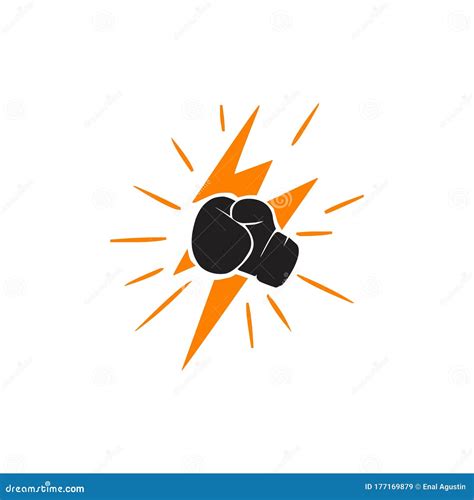 Boxing Gloves Logo Icon Design Vector Stock Vector - Illustration of ...