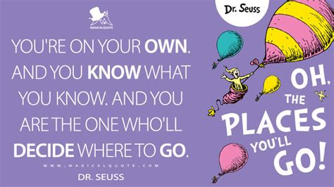 Oh, the Places You'll Go! Quotes by Dr. Seuss - MagicalQuote