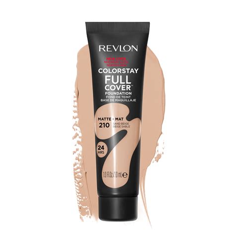 Revlon ColorStay Full Cover Longwear Matte Foundation, Heat & Sweat Resistant Lightweight Face ...