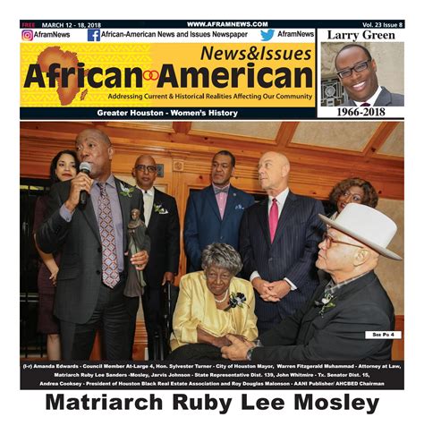 African-American News&Issues Vol. 23 Issue 8 (March 12 - 18, 2018) HOU ...