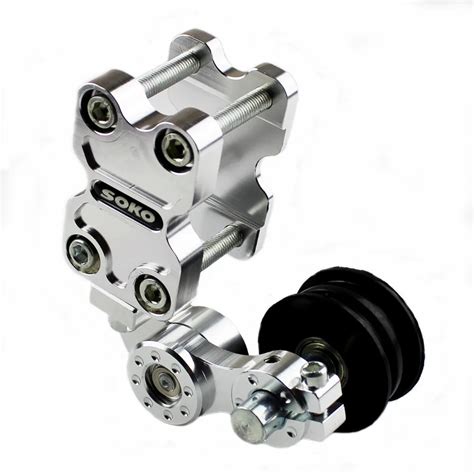 Silver Chain Tensioner Bolt on Roller Motorcycle Motocross Chopper ATV ...