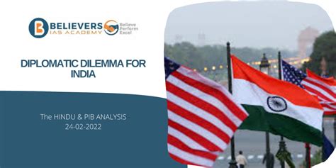 Diplomatic Dilemma for India - Believers IAS Academy