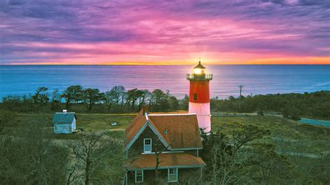 Cape Cod Lighthouse Nauset Beach Light Sunrise Cape Cod | Etsy