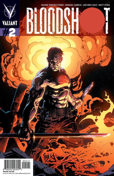 BLOODSHOT #2 - B | Superhero artwork, Comic books art, Valiant comics