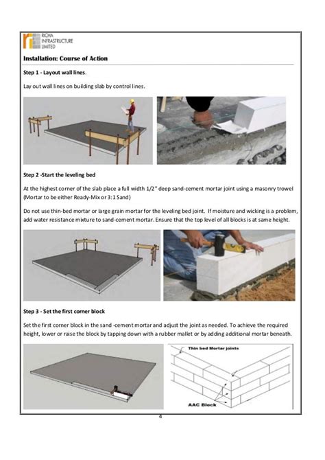 AAC Installation Guidelines