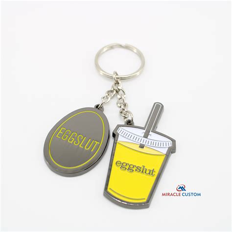 Custom metal keychains without minimum - miraclecustom.com