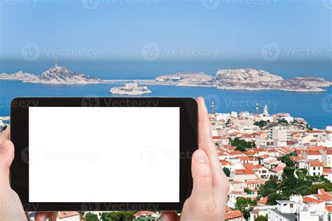 tourist photographs skyline Marseille city, France 12777590 Stock Photo ...