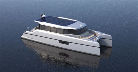 soel yachts unveils a 48ft electric catamaran powered by solar panels