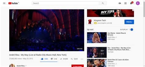 (374) André Rieu - My Way (Live at Radio City Music Hall, New York) - YouTube | Radio city ...