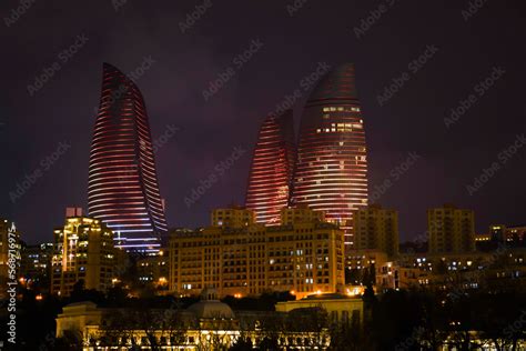 Flame Towers. Flame Towers is a group of three skyscrapers in Baku ...