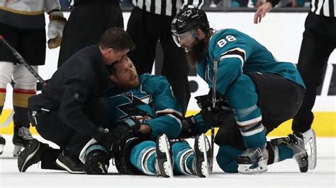 Joe Pavelski injury update: Sharks captain says play that injured him ...