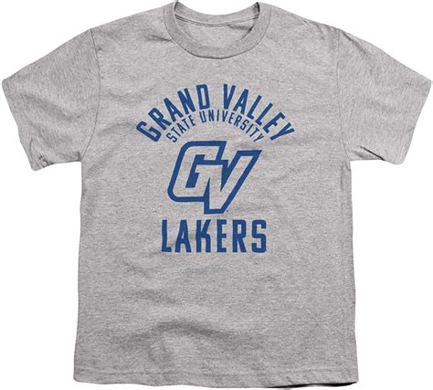 Amazon.com: Grand Valley State University Official One Color Gvsu Lakers Logo Unisex Youth T ...