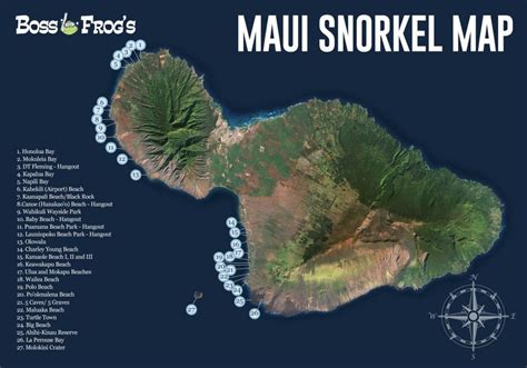 maui-snorkel-map - Boss Frog's Snorkel, Bike & Beach Rentals | Discount ...