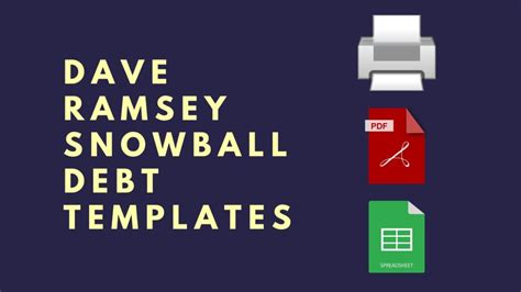 Free Dave Ramsey Debt Snowball Printable