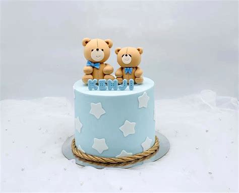 Lovely Bear Birthday Cake Topper, Personalised - Etsy