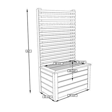 DIY plan - Small Planter Box with Screen