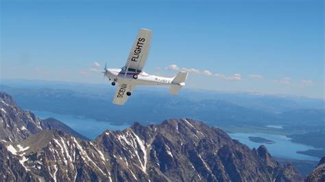 Teton Aviation Center Scenic Airplane Ride - YouTube