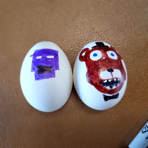 Fnaf themed easter eggs I made : r/fivenightsatfreddys