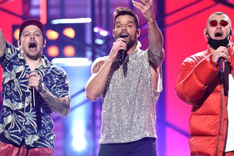 Ricky Martin, Residente, and Bad Bunny at Latin Grammys 2019 | POPSUGAR ...