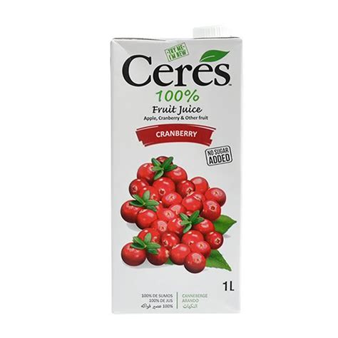 Ceres Cranberry Juice , 1 L — Goisco.com