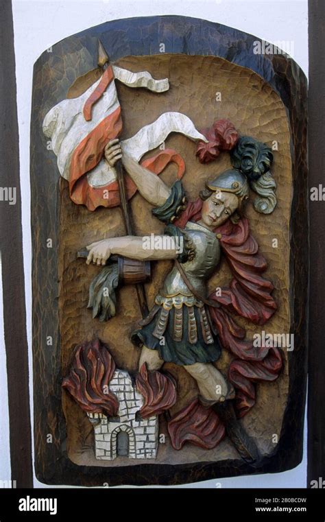 GERMANY, BAVARIA, OBERAMMERGAU, WOOD CARVING Stock Photo - Alamy