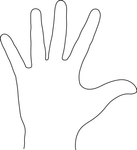 Hand Palm Outline