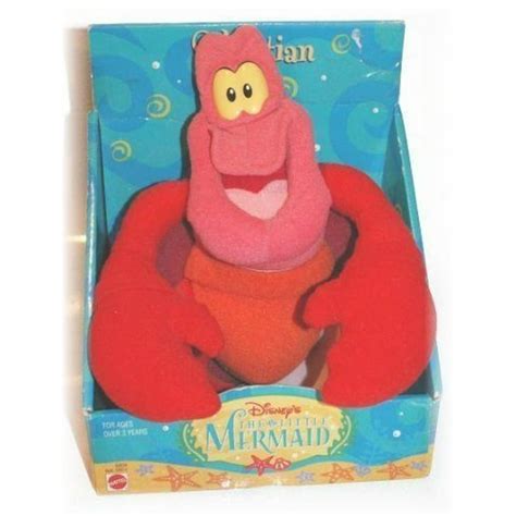 Disney's The Little Mermaid Sebastian 10" Plush Toy - Walmart.com ...