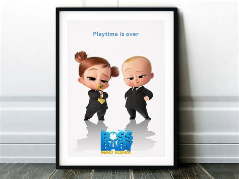 Boss Baby Family Business Movie Poster Classic 00's | Etsy