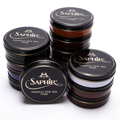 Saphir Pate de Luxe Wax Shoe Polish 50ml : Saphir Medaille D'OR : Saphir Shoe Polish ...