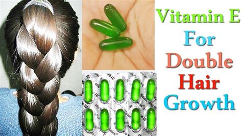 Vitamin E Capsules for Double Hair Growth / Homemade Vitamin E Hair Oil for Super Fast Hair ...