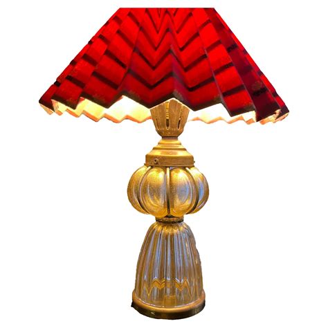Mid Century Modern Glass Italian Table Lamp by Vetreria Archimede Seguso For Sale at 1stDibs