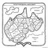 West Virginia State Map Coloring Page 60673 48006 sketch template