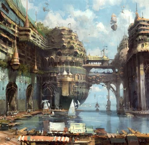 imaginary worlds art | Fantasy concept art, Fantasy landscape, Environment concept art