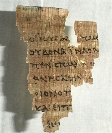 St John Fragment or Papyrus 52 the Oldest New Testament Piece Papyrus Replica - Relics